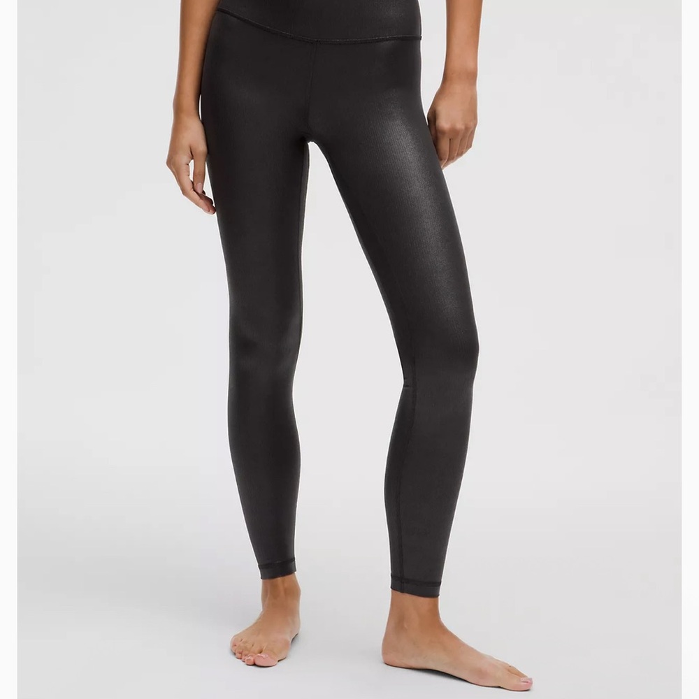 Lululemon align shine ribbed leggings size 6